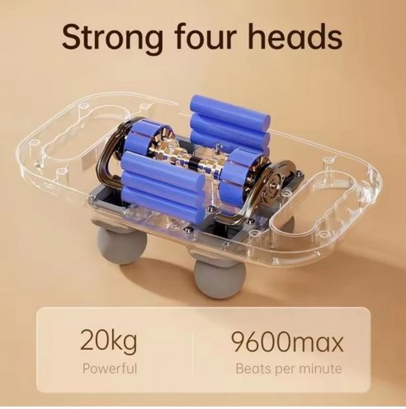 Συσκευή Μασάζ 4 Κεφαλών MDHL Συσκευή Μασάζ 4 Κεφαλών MDHL