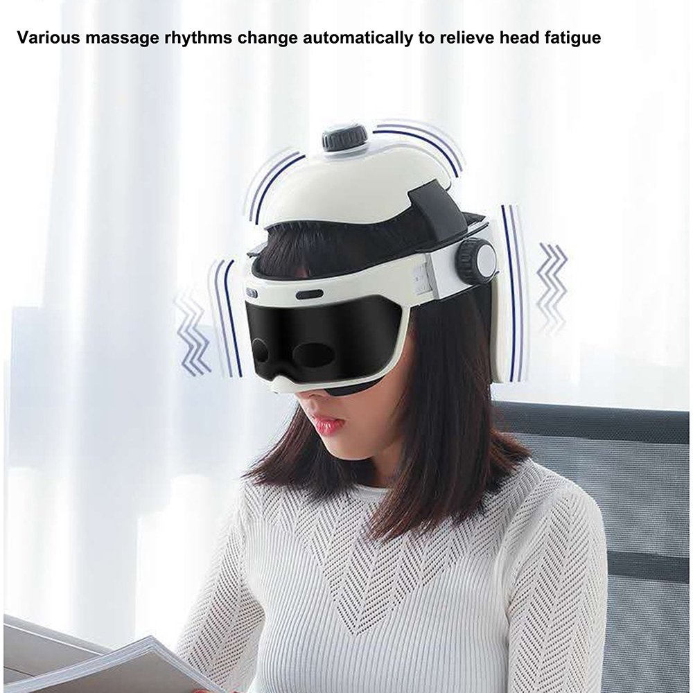 Συσκευή Μασάζ Κεφαλής,Ματιών & Λαιμού Κράνος Με Θερμότητα,Βαθύ Shiatsu,Πίεση Αέρα & Scratcher Κατάλληλο για Πονοκεφάλους,Στρές και Βαθύ Ύπνο Συσκευή Μασάζ Κεφαλής,Ματιών & Λαιμού Κράνος Με Θερμότητα,Βαθύ Shiatsu,Πίεση Αέρα & Scratcher Κατάλληλο για Πονοκεφάλους,Στρές και Βαθύ Ύπνο