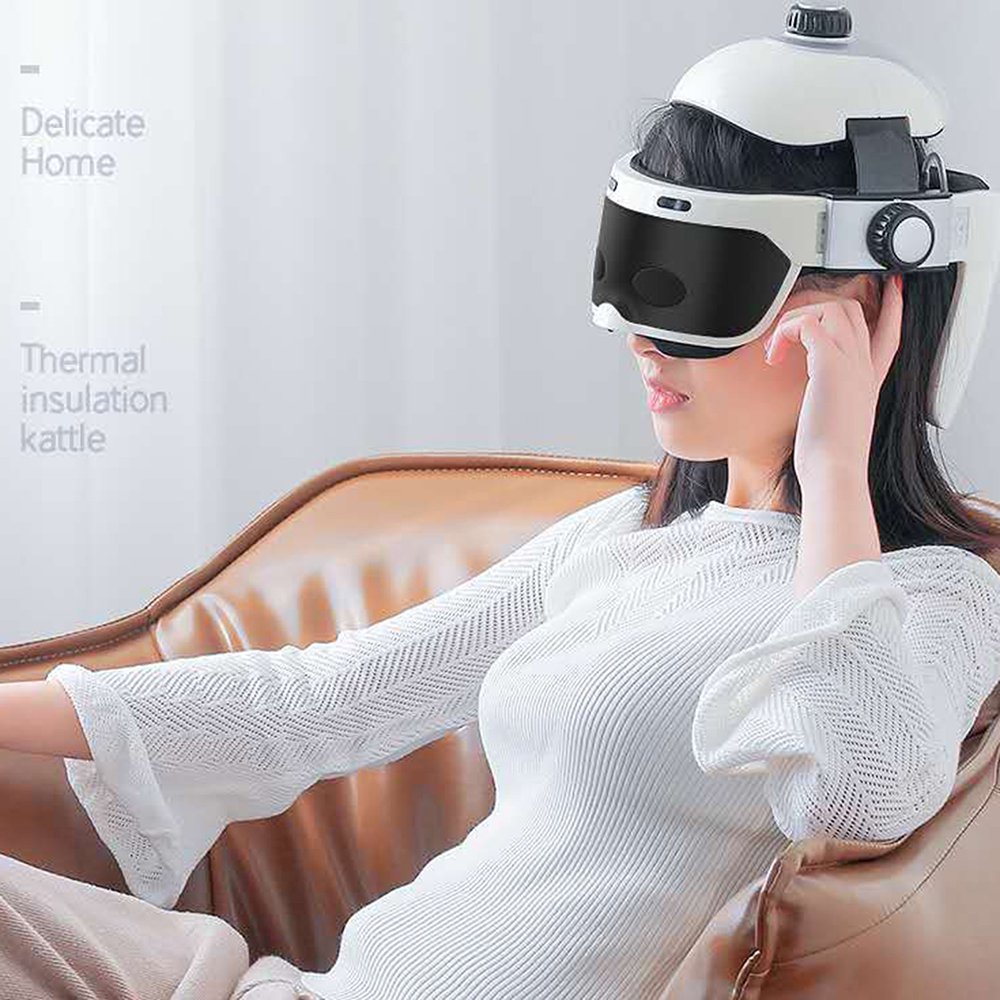 Συσκευή Μασάζ Κεφαλής,Ματιών & Λαιμού Κράνος Με Θερμότητα,Βαθύ Shiatsu,Πίεση Αέρα & Scratcher Κατάλληλο για Πονοκεφάλους,Στρές και Βαθύ Ύπνο Συσκευή Μασάζ Κεφαλής,Ματιών & Λαιμού Κράνος Με Θερμότητα,Βαθύ Shiatsu,Πίεση Αέρα & Scratcher Κατάλληλο για Πονοκεφάλους,Στρές και Βαθύ Ύπνο