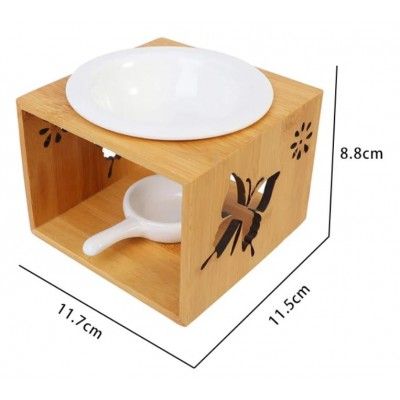 Συσκευή Μπαμπού για Αιθέρια Ελαια Αρωματιστης Χώρου με Κεραμική Βάση για Ρεσώ με Σκαλισμένη Πεταλούδα Συσκευή Μπαμπού για Αιθέρια Ελαια Αρωματιστης Χώρου με Κεραμική Βάση για Ρεσώ με Σκαλισμένη Πεταλούδα