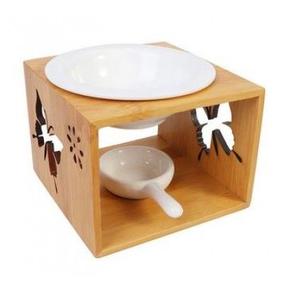 Συσκευή Μπαμπού για Αιθέρια Ελαια Αρωματιστης Χώρου με Κεραμική Βάση για Ρεσώ με Σκαλισμένη Πεταλούδα Συσκευή Μπαμπού για Αιθέρια Ελαια Αρωματιστης Χώρου με Κεραμική Βάση για Ρεσώ με Σκαλισμένη Πεταλούδα