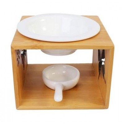 Συσκευή Μπαμπού για Αιθέρια Ελαια Αρωματιστης Χώρου με Κεραμική Βάση για Ρεσώ με Σκαλισμένη Πεταλούδα Συσκευή Μπαμπού για Αιθέρια Ελαια Αρωματιστης Χώρου με Κεραμική Βάση για Ρεσώ με Σκαλισμένη Πεταλούδα