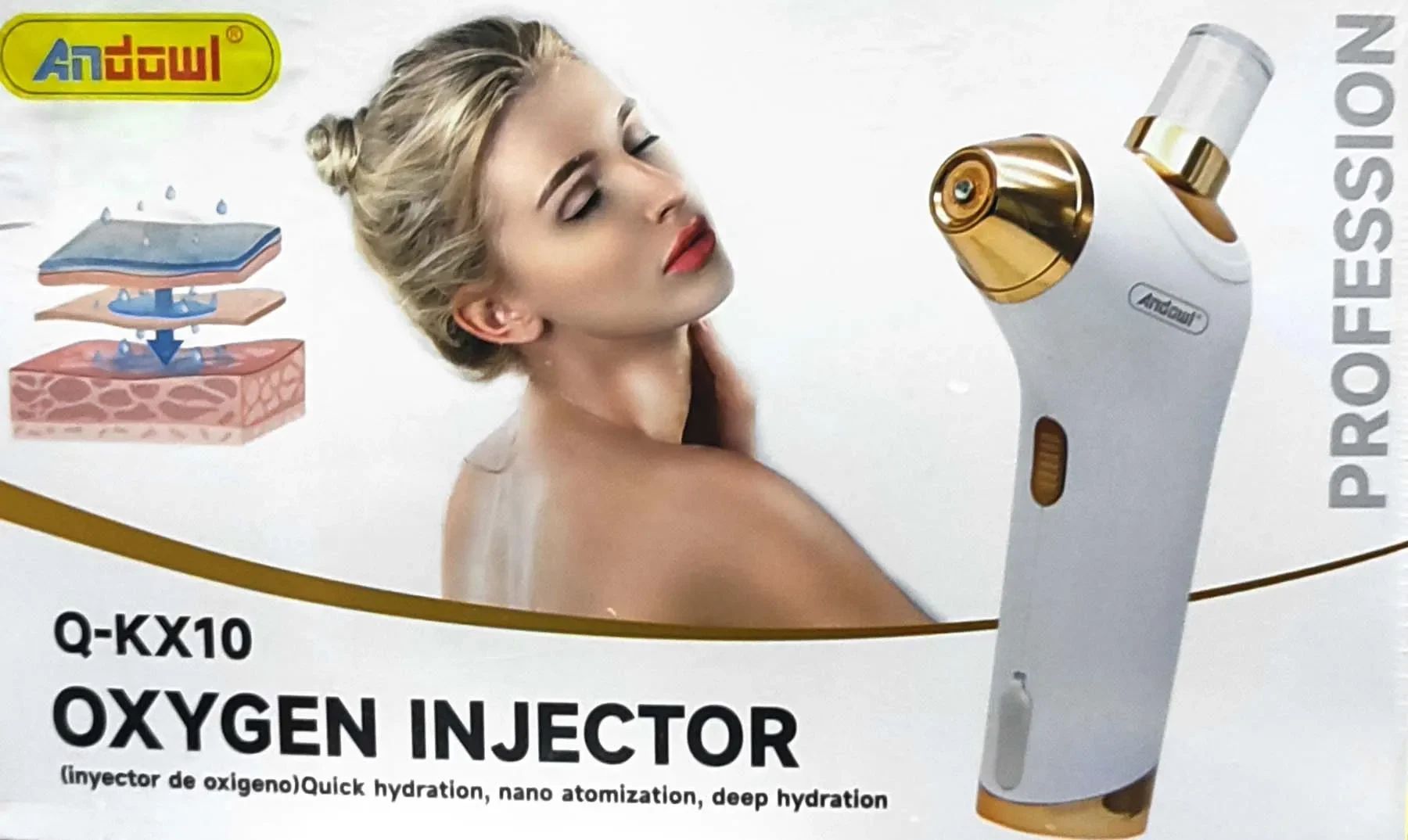 Συσκευή Οξυγονοθεραπείας Ενυδάτωσης Προσώπου με Ψεκασμό Nανοσωματιδίων Οξυγόνου - Andowl Συσκευή Οξυγονοθεραπείας Ενυδάτωσης Προσώπου με Ψεκασμό Nανοσωματιδίων Οξυγόνου - Andowl