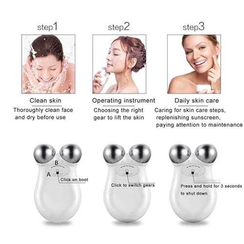 Συσκευή Περιποίησης - Μασάζ Προσώπου για Αντιγήρανση Mini Facial Toning Device Συσκευή Περιποίησης - Μασάζ Προσώπου για Αντιγήρανση Mini Facial Toning Device