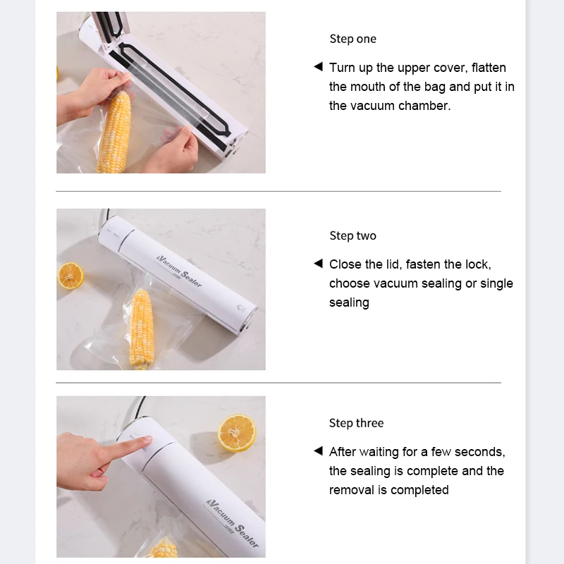 Συσκευή Σφραγίσματος Τροφίμων με Υποπίεση - Vacuum Sealer 25cm Συσκευή Σφραγίσματος Τροφίμων με Υποπίεση - Vacuum Sealer 25cm