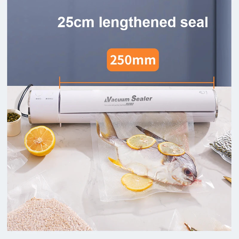 Συσκευή Σφραγίσματος Τροφίμων με Υποπίεση - Vacuum Sealer 25cm Συσκευή Σφραγίσματος Τροφίμων με Υποπίεση - Vacuum Sealer 25cm