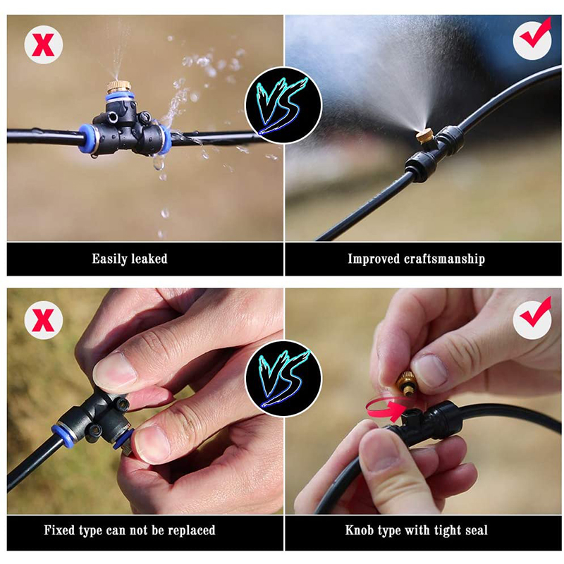 Σύστημα Κιτ Υδρονέφωσης & Δροσισμού Εξωτερικών Χώρων με 10 Ρυθμιζόμενα Μπέκ 10 Μέτρα - Patio Mistcooling Kit Σύστημα Κιτ Υδρονέφωσης & Δροσισμού Εξωτερικών Χώρων με 10 Ρυθμιζόμενα Μπέκ 10 Μέτρα - Patio Mistcooling Kit