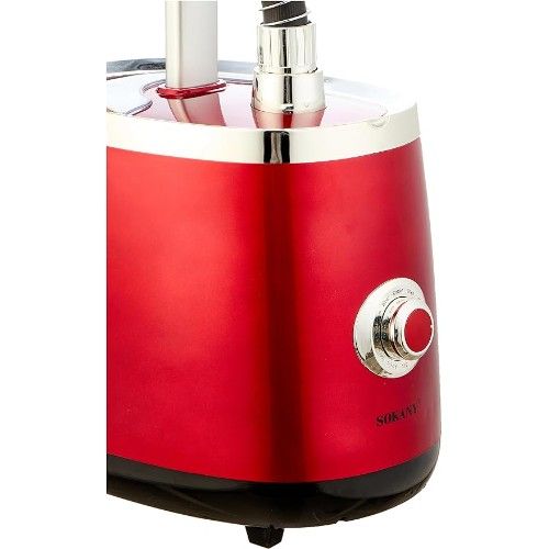 Σύστημα Σιδερώματος Ατμού – Επιδαπέδιος Ατμοκαθαριστής Ρούχων 2000W με Δοχείο 350ml - Sokany Κόκκινο Σύστημα Σιδερώματος Ατμού – Επιδαπέδιος Ατμοκαθαριστής Ρούχων 2000W με Δοχείο 350ml - Sokany Κόκκινο