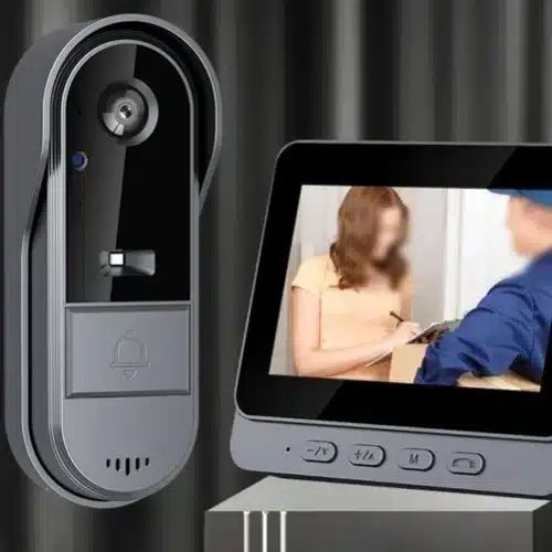 Σύστημα Θυροτηλεόρασης 1080P με οθόνη 4,3” ευρείας γωνίας 170° HD Υποστήριξη ενδοεπικοινωνίας Νυχτερινή όραση – Γκρι Ανθρακί Σύστημα Θυροτηλεόρασης 1080P με οθόνη 4,3” ευρείας γωνίας 170° HD Υποστήριξη ενδοεπικοινωνίας Νυχτερινή όραση – Γκρι Ανθρακί