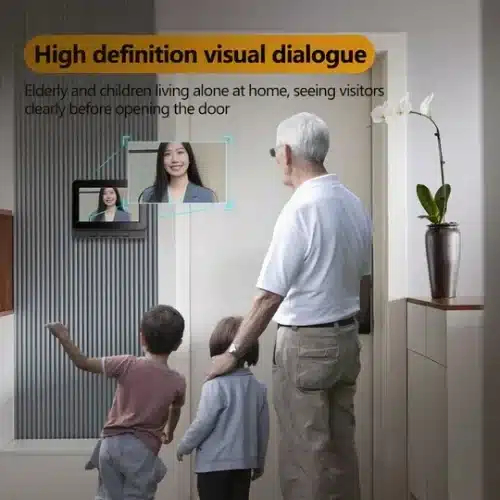 Σύστημα Θυροτηλεόρασης 1080P με οθόνη 4,3” ευρείας γωνίας 170° HD Υποστήριξη ενδοεπικοινωνίας Νυχτερινή όραση – Γκρι Ανθρακί Σύστημα Θυροτηλεόρασης 1080P με οθόνη 4,3” ευρείας γωνίας 170° HD Υποστήριξη ενδοεπικοινωνίας Νυχτερινή όραση – Γκρι Ανθρακί