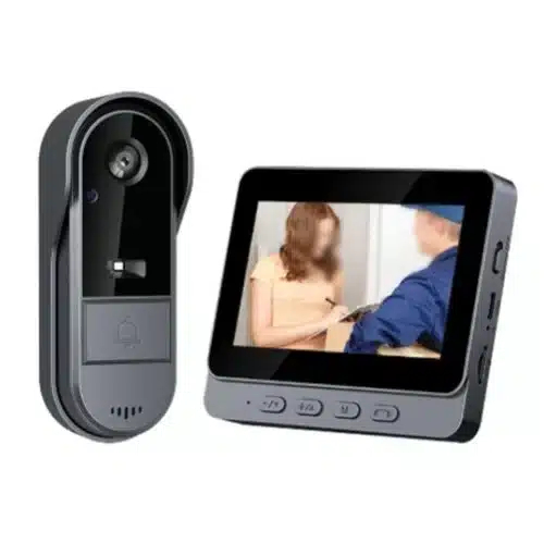 Σύστημα Θυροτηλεόρασης 1080P με οθόνη 4,3” ευρείας γωνίας 170° HD Υποστήριξη ενδοεπικοινωνίας Νυχτερινή όραση – Γκρι Ανθρακί Σύστημα Θυροτηλεόρασης 1080P με οθόνη 4,3” ευρείας γωνίας 170° HD Υποστήριξη ενδοεπικοινωνίας Νυχτερινή όραση – Γκρι Ανθρακί