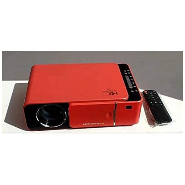 T6 Μίνι Προβολέας Τεχνολογίας LCD με Λάμπα LED Ανάλυσης 1280x780 και Φωτεινότητας 3500 Lumens Κόκκινο T6 Μίνι Προβολέας Τεχνολογίας LCD με Λάμπα LED Ανάλυσης 1280x780 και Φωτεινότητας 3500 Lumens Κόκκινο