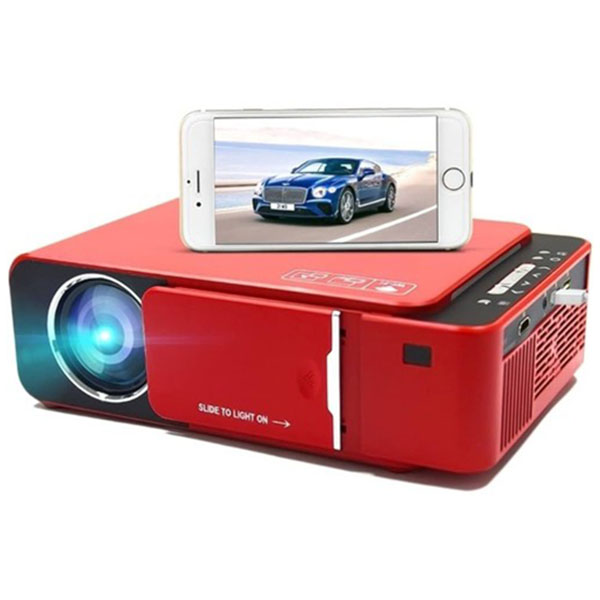 T6 Μίνι Προβολέας Τεχνολογίας LCD με Λάμπα LED Ανάλυσης 1280x780 και Φωτεινότητας 3500 Lumens Κόκκινο T6 Μίνι Προβολέας Τεχνολογίας LCD με Λάμπα LED Ανάλυσης 1280x780 και Φωτεινότητας 3500 Lumens Κόκκινο
