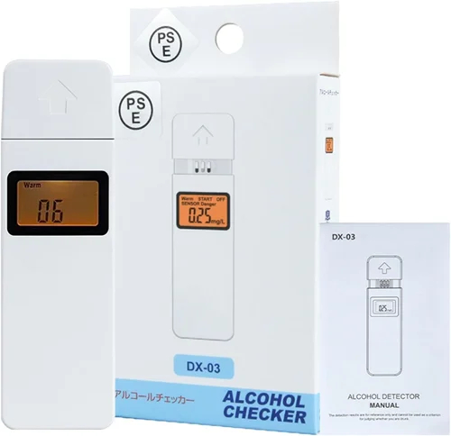 Τεστ Ανίχνευσης Αλκοόλ - Alcohol Checker Λευκό Τεστ Ανίχνευσης Αλκοόλ - Alcohol Checker Λευκό