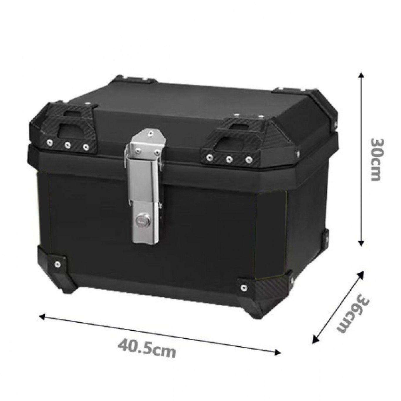 Τετράγωνη Μπαγκαζιέρα Μοτοσυκλέτας Χωρητικότητας 36Lt - Βαλίτσα Αποθήκευσης Μηχανής Μαύρο Τετράγωνη Μπαγκαζιέρα Μοτοσυκλέτας Χωρητικότητας 36Lt - Βαλίτσα Αποθήκευσης Μηχανής Μαύρο