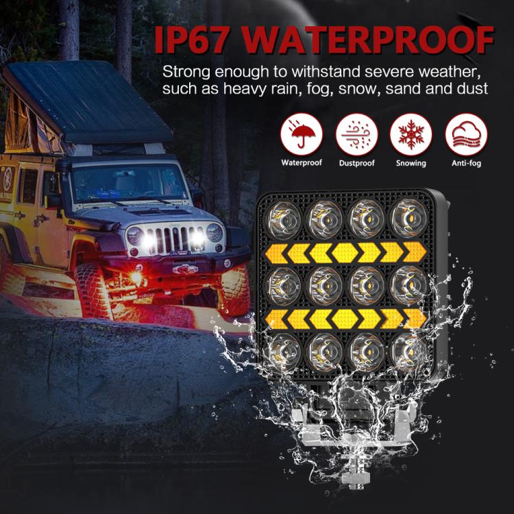 Τετράγωνος LED Προβολέας Αυτοκινήτου Off Road 4 Ιντσών Τετράγωνος LED Προβολέας Αυτοκινήτου Off Road 4 Ιντσών
