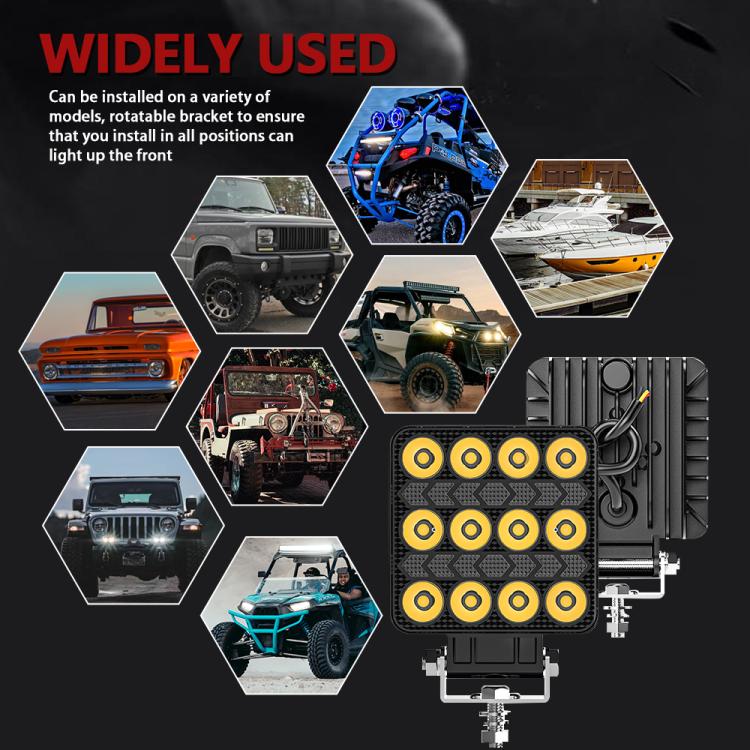 Τετράγωνος LED Προβολέας Αυτοκινήτου Off Road 4 Ιντσών Τετράγωνος LED Προβολέας Αυτοκινήτου Off Road 4 Ιντσών