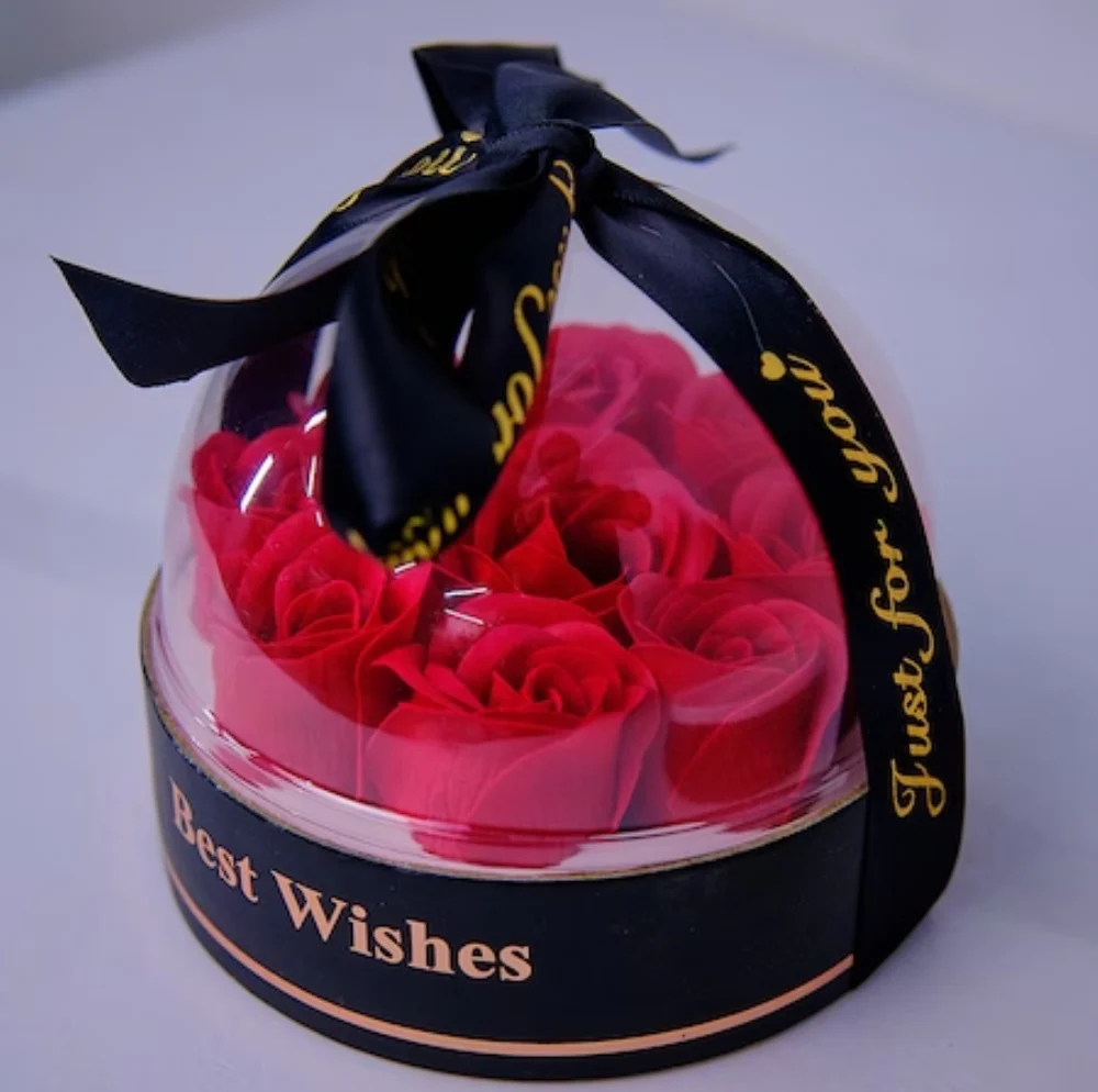 Τεχνητά Κόκκινα Τριαντάφυλλα σε Κουτί Δώρου 14 x 12 cm Τεχνητά Κόκκινα Τριαντάφυλλα σε Κουτί Δώρου 14 x 12 cm