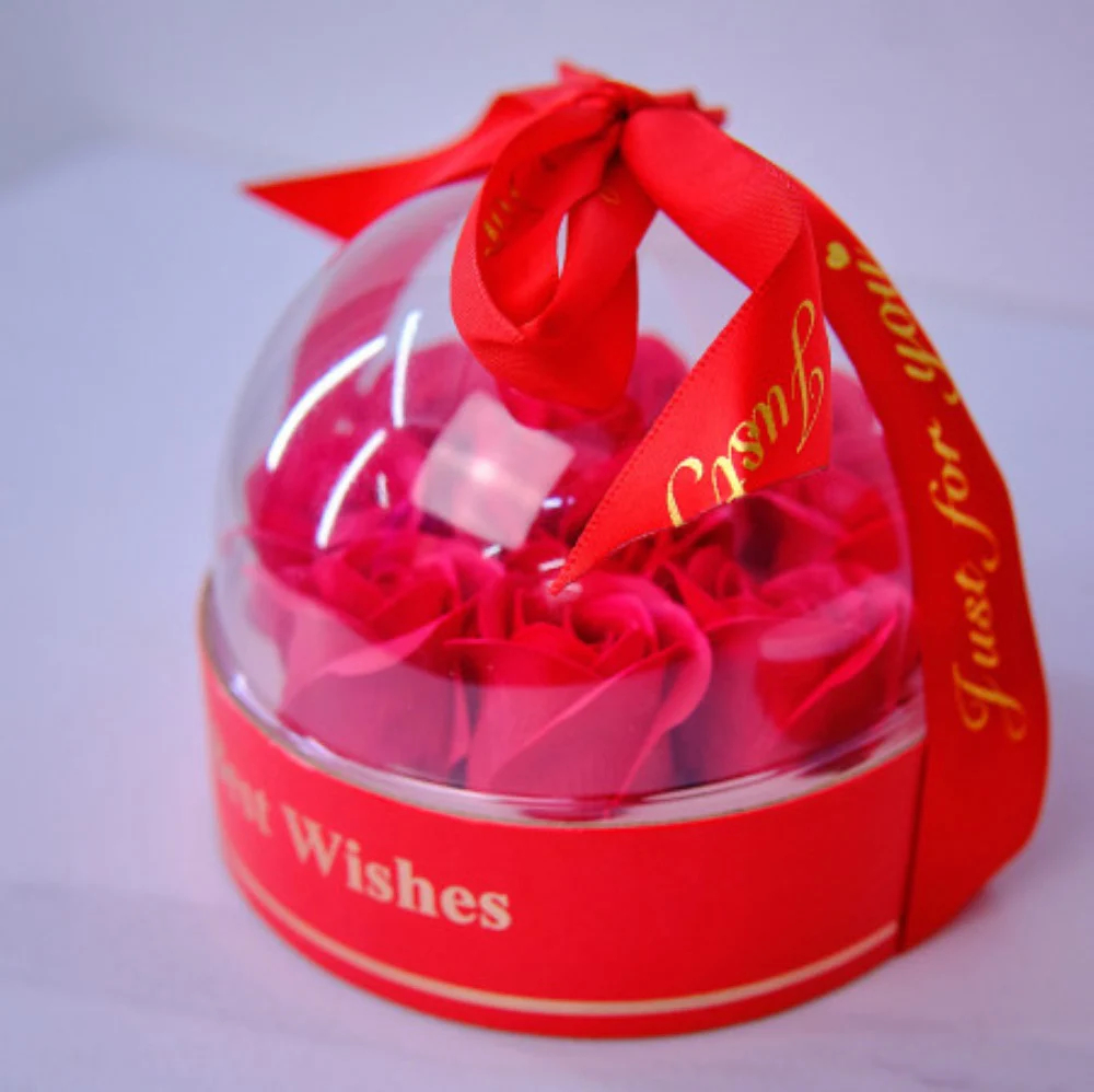 Τεχνητά Κόκκινα Τριαντάφυλλα σε Κουτί Δώρου 14 x 12 cm Τεχνητά Κόκκινα Τριαντάφυλλα σε Κουτί Δώρου 14 x 12 cm