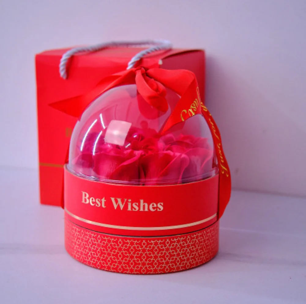 Τεχνητά Κόκκινα Τριαντάφυλλα σε Κουτί Δώρου 14 x 12 cm Τεχνητά Κόκκινα Τριαντάφυλλα σε Κουτί Δώρου 14 x 12 cm