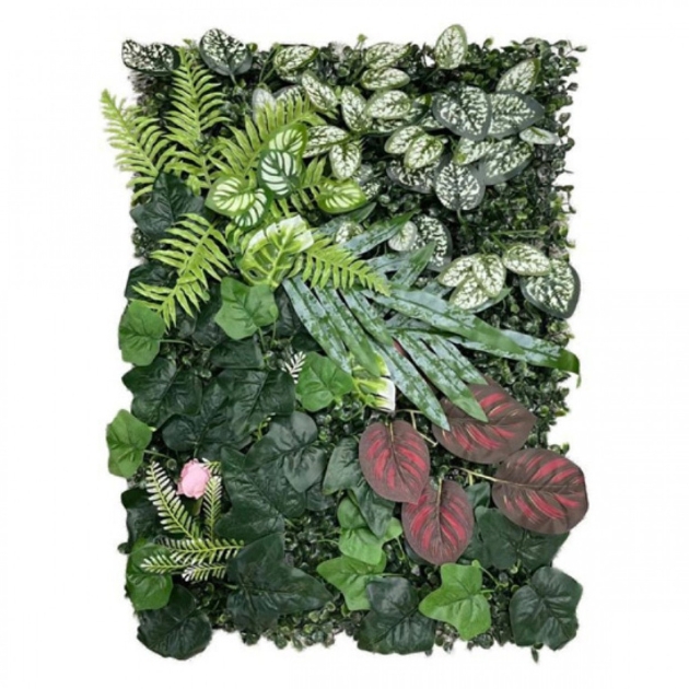 Τεχνητή Φυλλωσιά από Φτέρη, Καλαθέα, Φιλόδεντρο και Φιτόνια - 60x42εκ Τεχνητή Φυλλωσιά από Φτέρη, Καλαθέα, Φιλόδεντρο και Φιτόνια - 60x42εκ