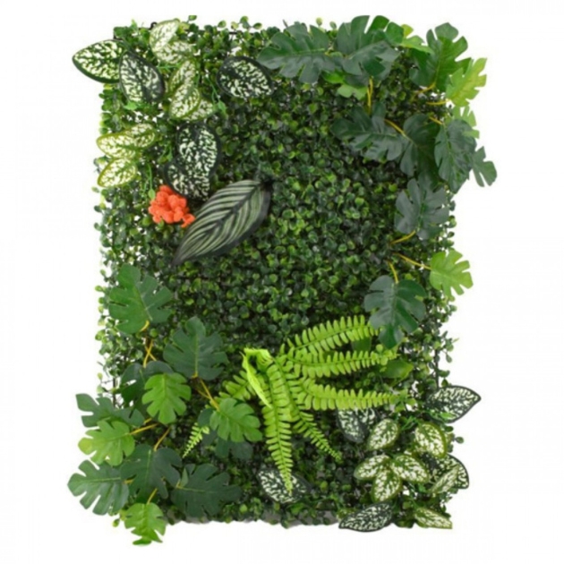 Τεχνητή Φυλλωσιά από Μονστέρα, Καλαθέα και Φτέρη - 60x42εκ Τεχνητή Φυλλωσιά από Μονστέρα, Καλαθέα και Φτέρη - 60x42εκ