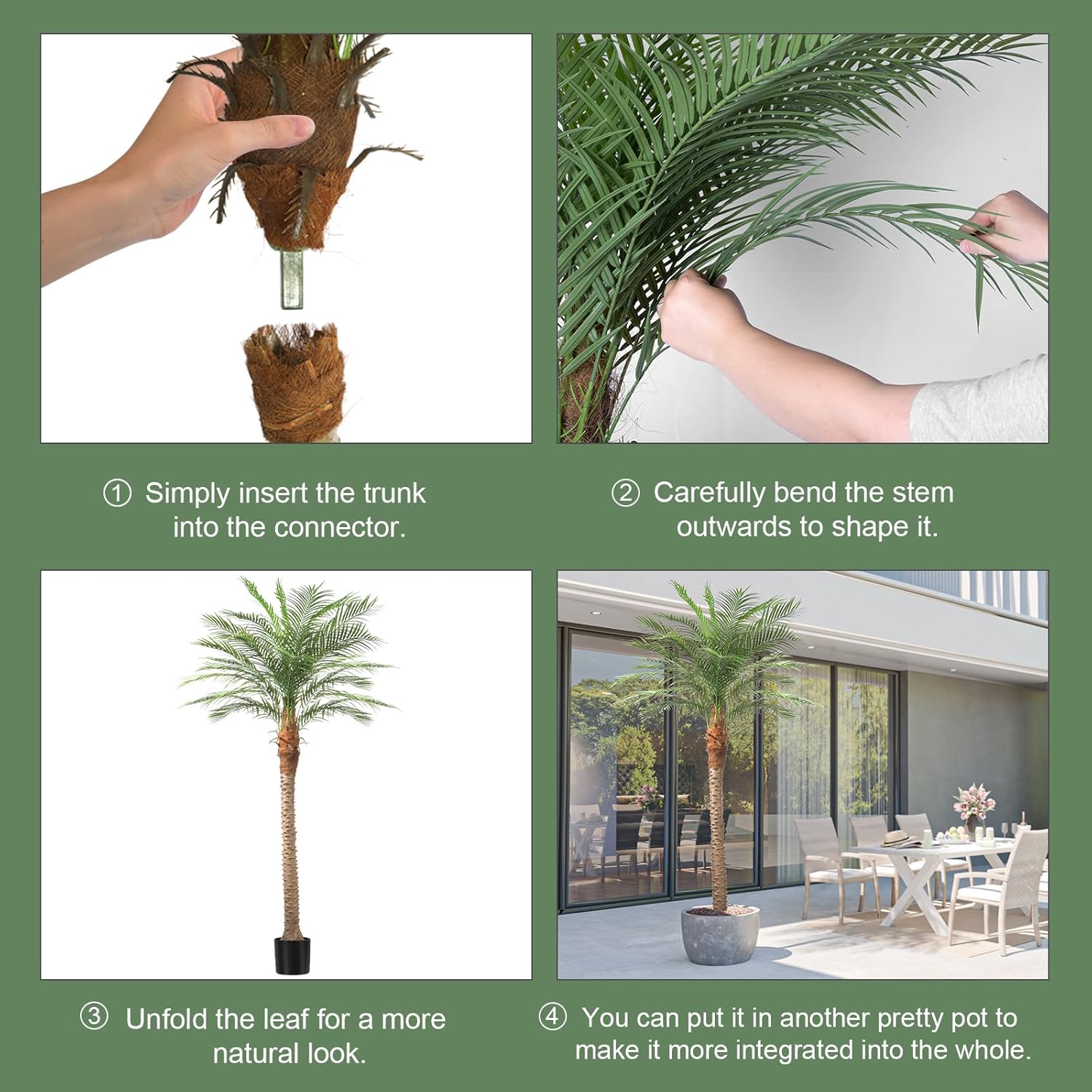 Τεχνητό Διακοσμητικό Δέντρο Φοίνικας 100cm Τεχνητό Διακοσμητικό Δέντρο Φοίνικας 100cm