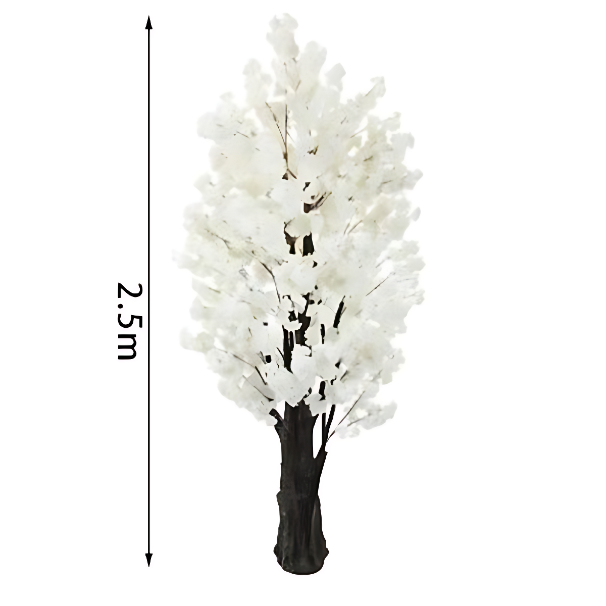 Τεχνητό Διακοσμητικό Δέντρο με Άνθη 2.5m Λευκό Τεχνητό Διακοσμητικό Δέντρο με Άνθη 2.5m Λευκό