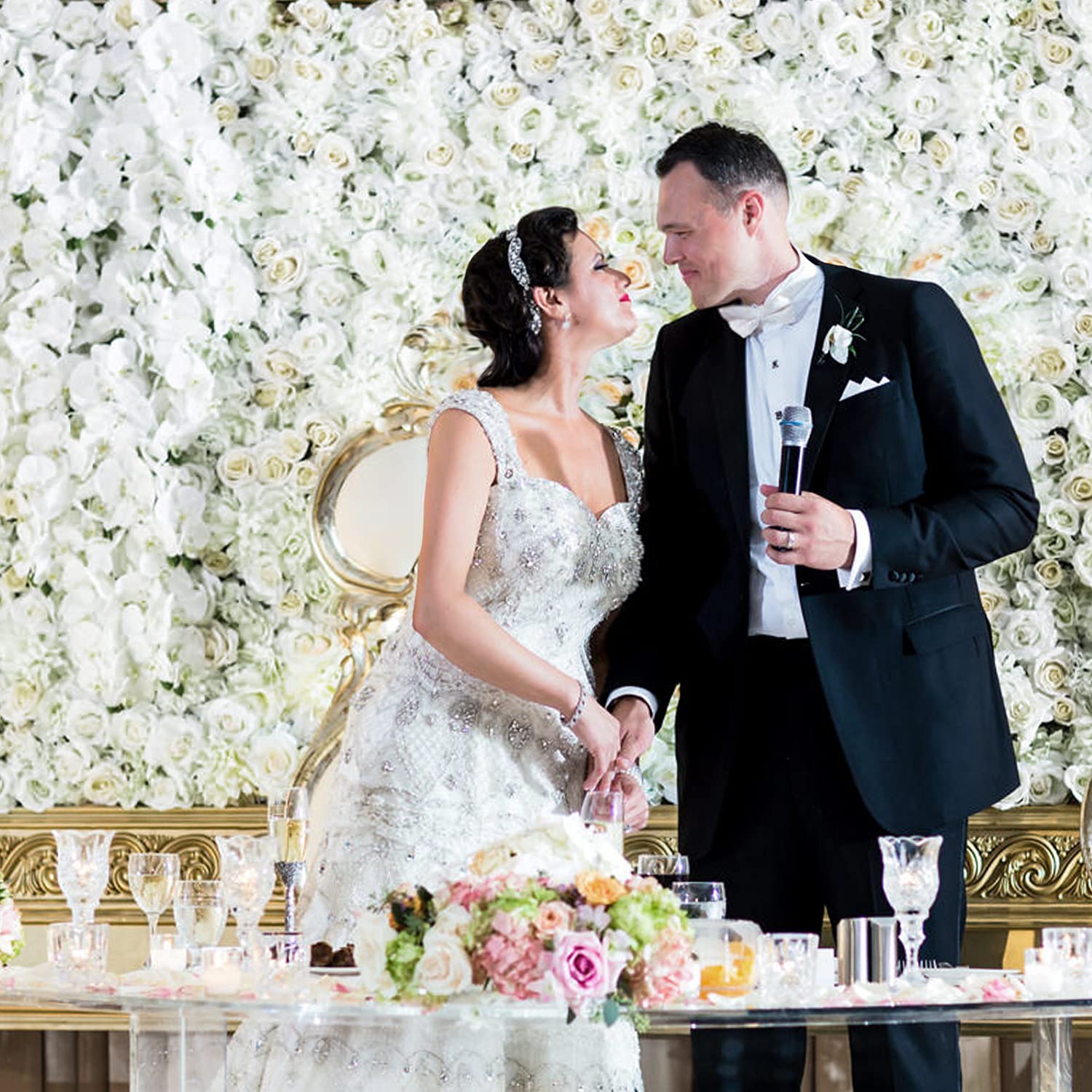 Τεχνητό Διακοσμητικό Πάνελ με Λευκά Τριαντάφυλλα 40 x 60cm Τεχνητό Διακοσμητικό Πάνελ με Λευκά Τριαντάφυλλα 40 x 60cm