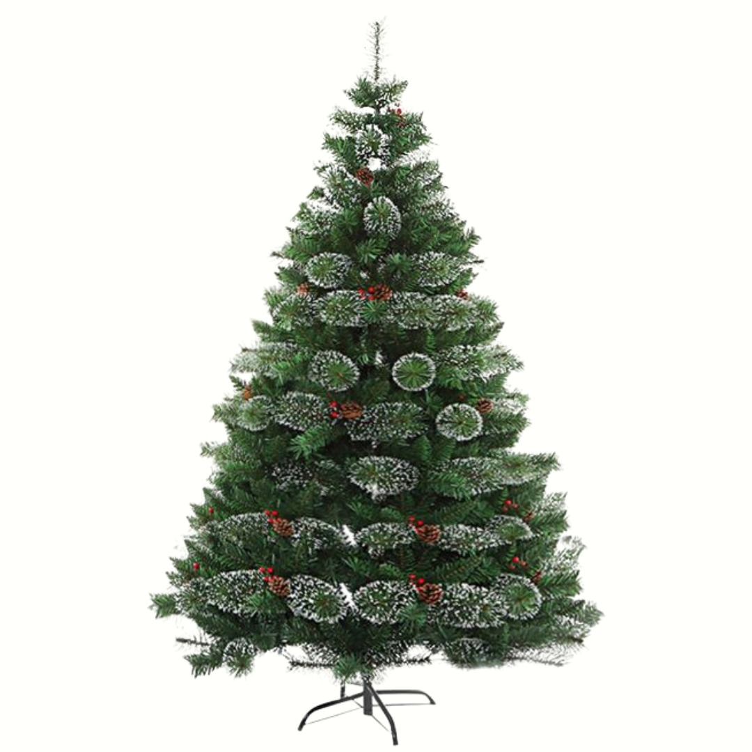 Τεχνητό Χριστουγεννιάτικο Δέντρο 180cm με Μεταλλική Βάση - Πράσινο με Χιονισμένα Κλαδιά Τεχνητό Χριστουγεννιάτικο Δέντρο 180cm με Μεταλλική Βάση - Πράσινο με Χιονισμένα Κλαδιά