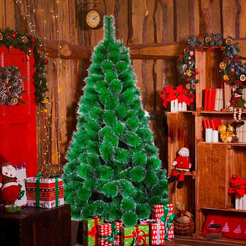 Τεχνητό Χριστουγεννιάτικο Δέντρο 180cm Πράσινο με Μεταλλική Βάση και 169 Κλαδιά Τεχνητό Χριστουγεννιάτικο Δέντρο 180cm Πράσινο με Μεταλλική Βάση και 169 Κλαδιά