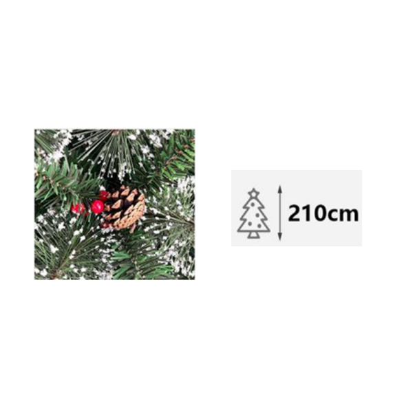 Τεχνητό Χριστουγεννιάτικο Δέντρο 210cm Πράσινο με 1043 Κλαδιά – Ανθεκτική και Φυσική Διακόσμηση Τεχνητό Χριστουγεννιάτικο Δέντρο 210cm Πράσινο με 1043 Κλαδιά – Ανθεκτική και Φυσική Διακόσμηση