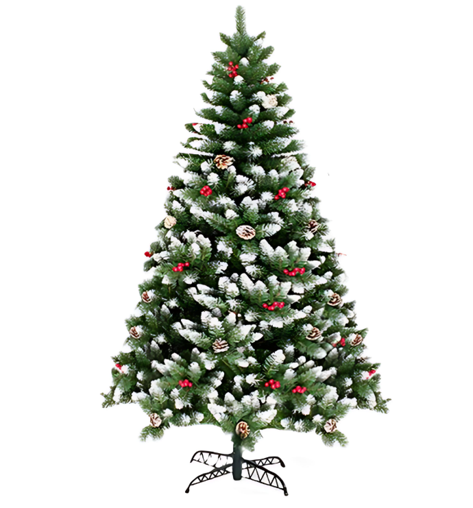 Τεχνητό Χριστουγεννιάτικο Δέντρο 240cm Πράσινο Χιονισμένο με Μεταλλική Βάση Τεχνητό Χριστουγεννιάτικο Δέντρο 240cm Πράσινο Χιονισμένο με Μεταλλική Βάση