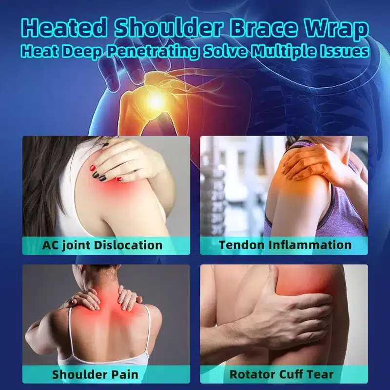 Θερμαινόμενος Νάρθηκας Ώμου με 3 Επίπεδα Θέρμανσης & 3 Λειτουργίες Δόνησης Θερμαινόμενος Νάρθηκας Ώμου με 3 Επίπεδα Θέρμανσης & 3 Λειτουργίες Δόνησης