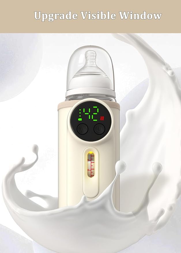 Θερμαντήρας Μπιμπερό Φορητός και Επαναφορτιζόμενος με Ψηφιακή Οθόνη και Οπτικό Παράθυρο Θερμαντήρας Μπιμπερό Φορητός και Επαναφορτιζόμενος με Ψηφιακή Οθόνη και Οπτικό Παράθυρο