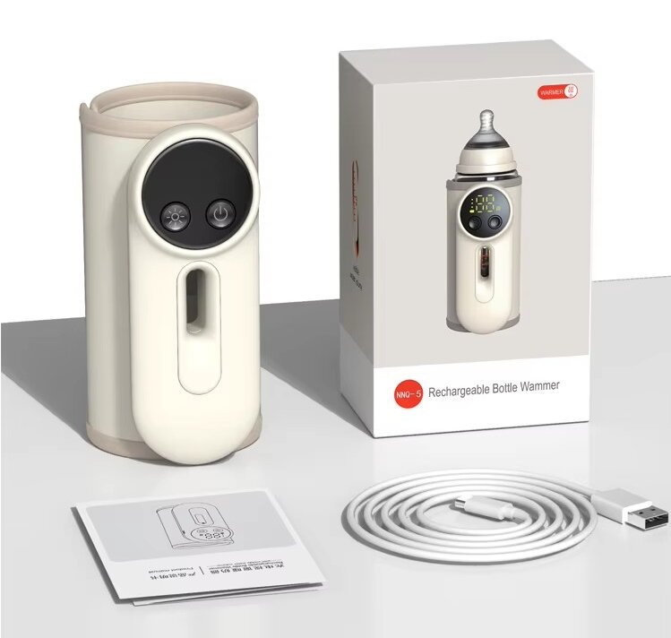 Θερμαντήρας Μπιμπερό Φορητός και Επαναφορτιζόμενος με Ψηφιακή Οθόνη και Οπτικό Παράθυρο Θερμαντήρας Μπιμπερό Φορητός και Επαναφορτιζόμενος με Ψηφιακή Οθόνη και Οπτικό Παράθυρο