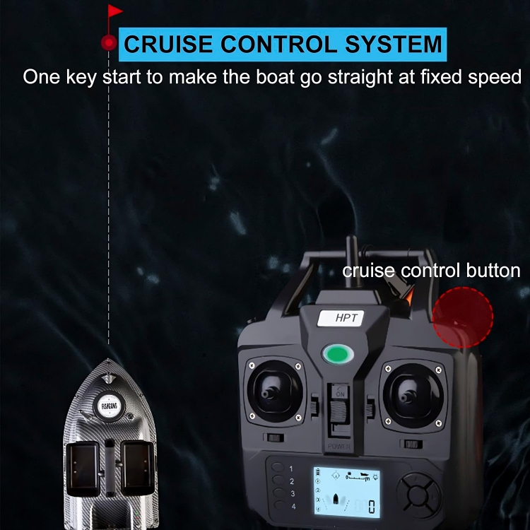 Τηλεκατεθυνόμενο Σκάφος Δολομάτων Ψαρέματος - Με Εμβέλεια 500 Μέτρα, Επαναφορτιζόμενη Μπαταρία 12000mAh και Αυτόματη Επιστροφή Τηλεκατεθυνόμενο Σκάφος Δολομάτων Ψαρέματος - Με Εμβέλεια 500 Μέτρα, Επαναφορτιζόμενη Μπαταρία 12000mAh και Αυτόματη Επιστροφή