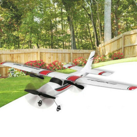 Τηλεκατευθυνόμενο Αεροπλάνο Cessna 182 RTF 2.4GHz RC με 2 Κανάλια, LED, Άνοιγμα Φτερών 35cm & Τηλεχειριστήριο Τηλεκατευθυνόμενο Αεροπλάνο Cessna 182 RTF 2.4GHz RC με 2 Κανάλια, LED, Άνοιγμα Φτερών 35cm & Τηλεχειριστήριο