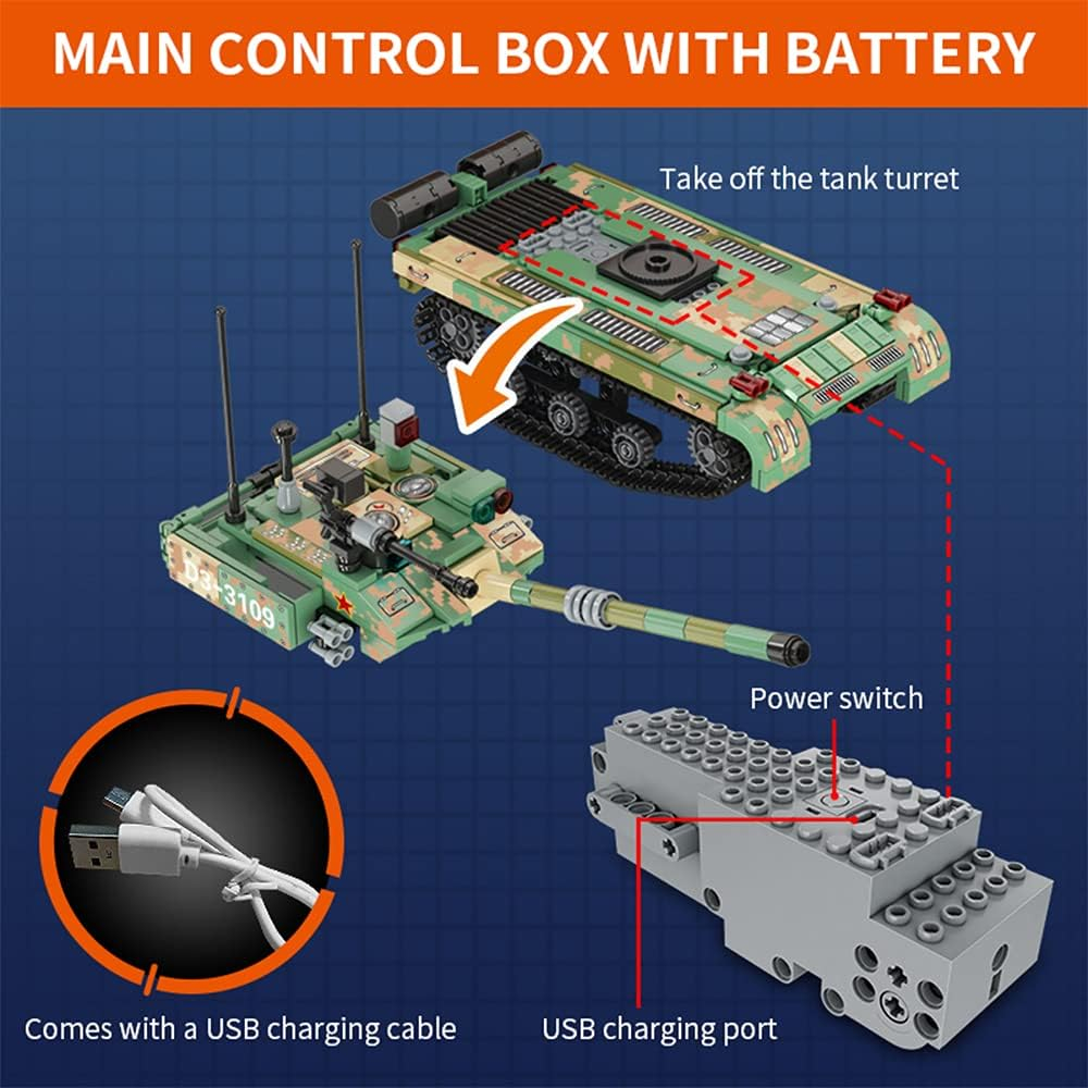 Τηλεκατευθυνόμενο Άρμα Μάχης Με Τηλεχειριστήριο Andowl Τηλεκατευθυνόμενο Άρμα Μάχης Με Τηλεχειριστήριο Andowl