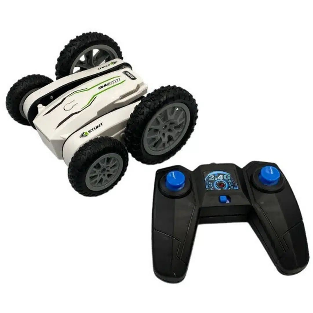 Τηλεκατευθυνόμενο Αυτοκίνητο 4x4 για Ακροβατικά με Τηλεκοντρόλ - Off Road Φωτισμό LED Andowl Stunt Car Λευκό Τηλεκατευθυνόμενο Αυτοκίνητο 4x4 για Ακροβατικά με Τηλεκοντρόλ - Off Road Φωτισμό LED Andowl Stunt Car Λευκό