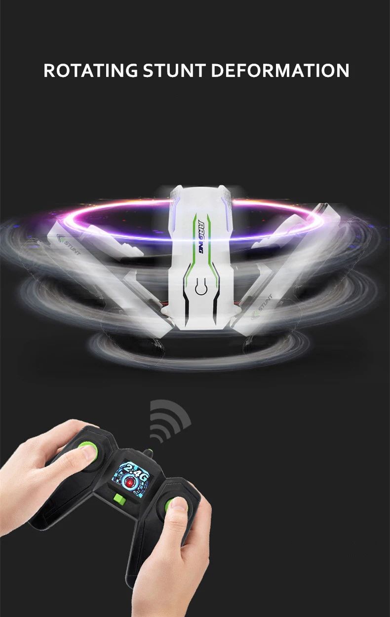 Τηλεκατευθυνόμενο Αυτοκίνητο 4x4 για Ακροβατικά με Τηλεκοντρόλ - Off Road Φωτισμό LED Andowl Stunt Car Λευκό Τηλεκατευθυνόμενο Αυτοκίνητο 4x4 για Ακροβατικά με Τηλεκοντρόλ - Off Road Φωτισμό LED Andowl Stunt Car Λευκό