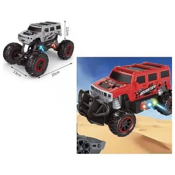 Τηλεκατευθυνόμενο Αυτοκίνητο με Φωτισμό και Τηλεχειριστήριο Gadget Master Monster Truck Κόκκινο Τηλεκατευθυνόμενο Αυτοκίνητο με Φωτισμό και Τηλεχειριστήριο Gadget Master Monster Truck Κόκκινο