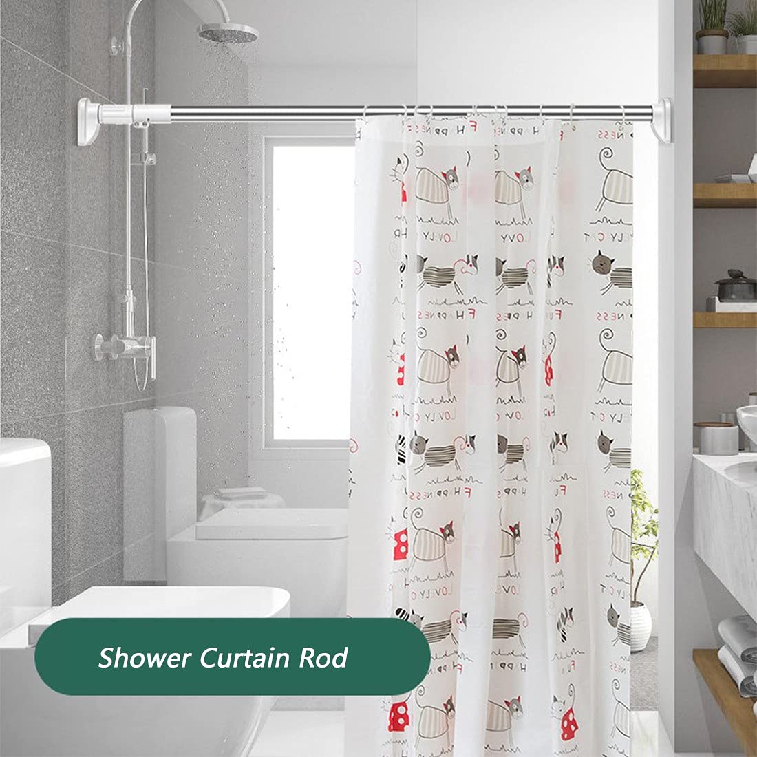 Τηλεσκοπική Ράβδος 90-160εκ από Ανοξείδωτο Χάλυβα - Ιδανική για Κουρτίνα Μπάνιου & Κρέμασμα Ρούχων Τηλεσκοπική Ράβδος 90-160εκ από Ανοξείδωτο Χάλυβα - Ιδανική για Κουρτίνα Μπάνιου & Κρέμασμα Ρούχων