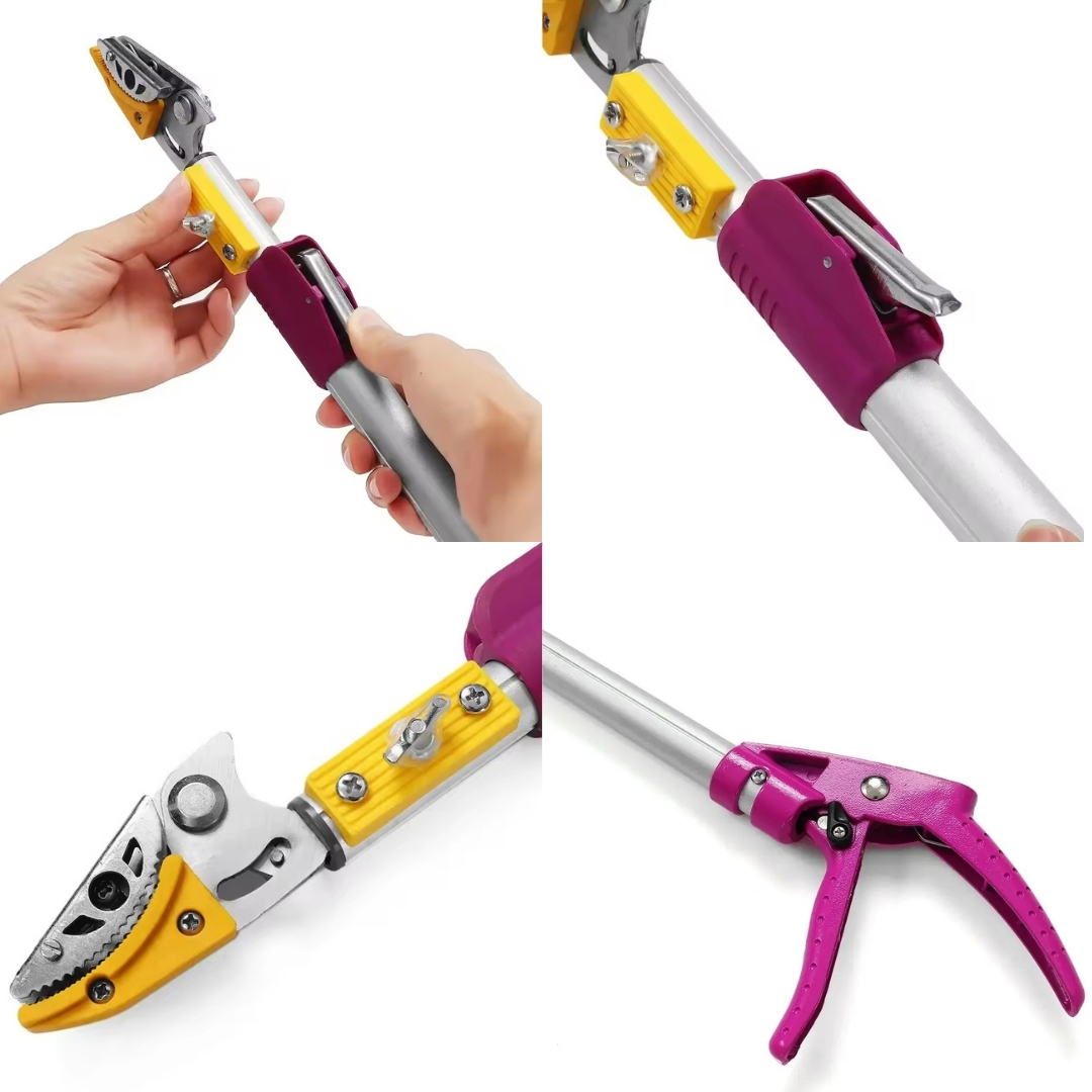 Τηλεσκοπικό Κονταροψάλιδο Κλαδέματος 180 - 300cm με Μεταλλική Δαγκάνα & Σκανδάλη Τηλεσκοπικό Κονταροψάλιδο Κλαδέματος 180 - 300cm με Μεταλλική Δαγκάνα & Σκανδάλη