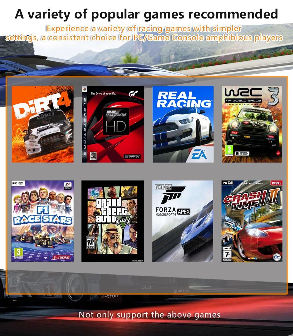 Τιμόνι παιχνιδιού - Τιμονιέρα με Κινητήρα Δόνησης με Μοχλό Ταχυτήτων και Πετάλια - Alucard για PC / PS3 / PS4 / Switch / XBOX 360 / XBOX One Τιμόνι παιχνιδιού - Τιμονιέρα με Κινητήρα Δόνησης με Μοχλό Ταχυτήτων και Πετάλια - Alucard για PC / PS3 / PS4 / Switch / XBOX 360 / XBOX One