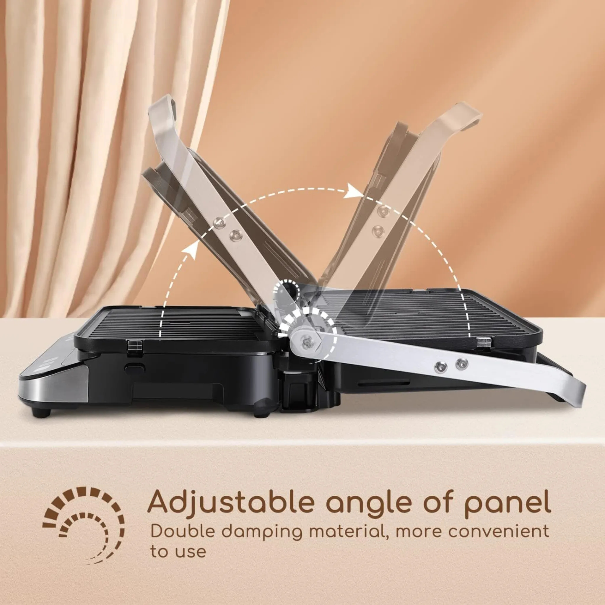 Τοστιέρα - Γκριλιέρα 2000W με Αποσπώμενες Πλάκες, Οθόνη & Ψηφιακό Πάνελ Ρυθμίσεων - Aigostar Τοστιέρα - Γκριλιέρα 2000W με Αποσπώμενες Πλάκες, Οθόνη & Ψηφιακό Πάνελ Ρυθμίσεων - Aigostar