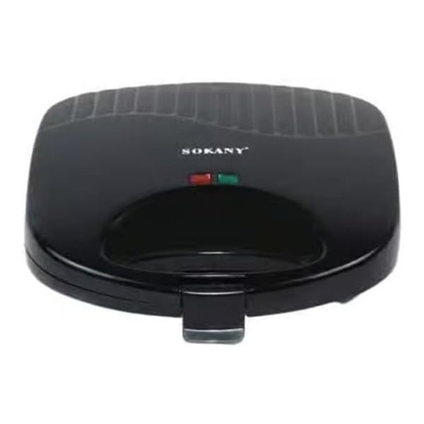 Τοστιέρα SOKANY 750W με Τριγωνικές Πλάκες για Δύο Τοστ Μαύρη Τοστιέρα SOKANY 750W με Τριγωνικές Πλάκες για Δύο Τοστ Μαύρη