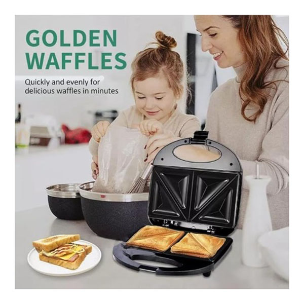 Τοστιέρα SOKANY 750W με Τριγωνικές Πλάκες για Δύο Τοστ Μαύρη Τοστιέρα SOKANY 750W με Τριγωνικές Πλάκες για Δύο Τοστ Μαύρη