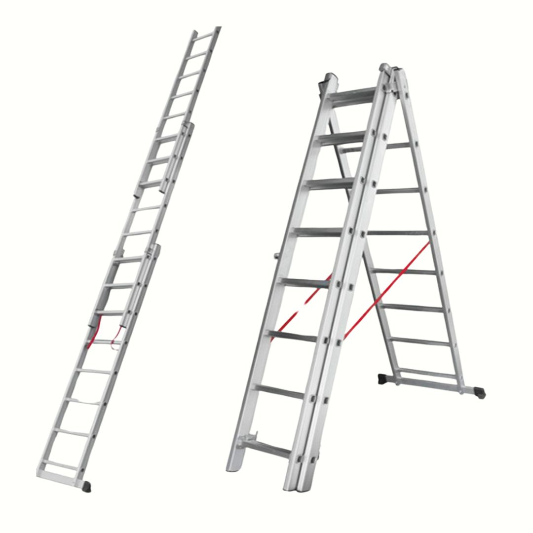 Τριπλή Σκάλα Αλουμινίου 3 x 6 Μέγιστης Αντοχής 150kg Τριπλή Σκάλα Αλουμινίου 3 x 6 Μέγιστης Αντοχής 150kg