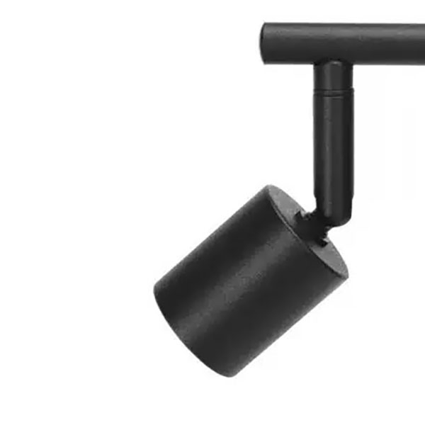 Τριπλό Σποτ με Ντουί GU10 Σε Ράγα από Ανοξείδωτο Ατσάλι- Μαύρο Τριπλό Σποτ με Ντουί GU10 Σε Ράγα από Ανοξείδωτο Ατσάλι- Μαύρο